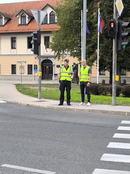 Prostovoljci - prvi šolski teden